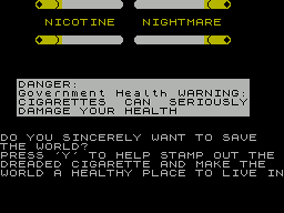 Nicotine Nightmare (1985)(Atlantis Software)